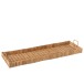 Plateau rectangulaire en bois naturel 96x29x11.5 cm