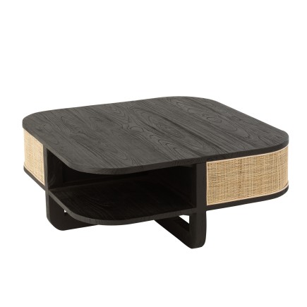 Mesa de centro de la gama Milo de madera 85x85x36 cm