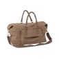 Sac de voyage avec sangle en coton marron 71x26x53 cm