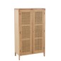 Armoire 2 portes en Bois Naturel 80x40x140cm