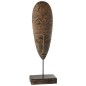 Statuette africaine en plastique marron 28x16x86 cm