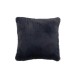 Coussin carré en polyester bleu 45x45cm