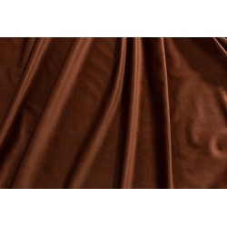 Tissu long en velours marron 500x280cm