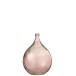 Vase dame jeanne en verre Saumon 40x40x56 cm