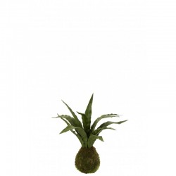 Planta de lengua de suegra sintética verde de 32x30x35 cm