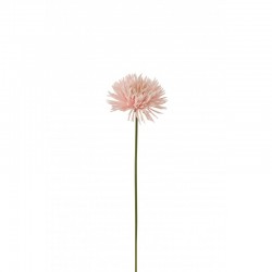Decoración floral de plástico rosa de 10x9x58 cm