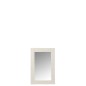 Miroir rectangulaire en résine blanc 41.5x4.3x61.5 cm