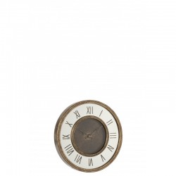 Reloj de números romanos de madera de 47x6x47 cm