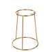 Soporte mediano taburete metal oro