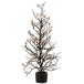 Arbre artificiel en pot avec feuilles pailletées 71cm