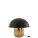 Lampe champignon en métal noir 49x50x43 cm