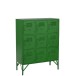 Armoire 9 portes à clés en métal Vert 86x42x113cm