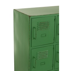 Armoire 9 portes à clés en métal Vert 86x42x113cm