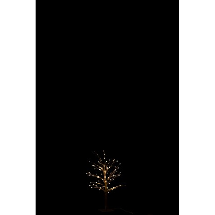 Arbre lumineux branche led en métal noir 57x20x20 cm