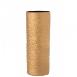 Jarrón gatsby cerámica oro Alt. 40 cm