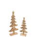 Albero di Natale in legno naturale 19x6x41 cm