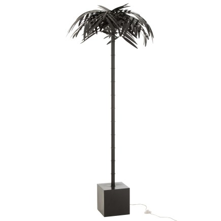 Lampadaire en métal noir 90x81x228 cm