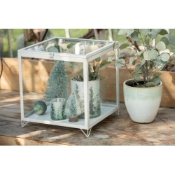 Eucalyptus artificiel dans pot en plastique vert 14x14x60 cm