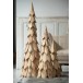 Árbol de navidad trozos de madera natural Alt. 80 cm