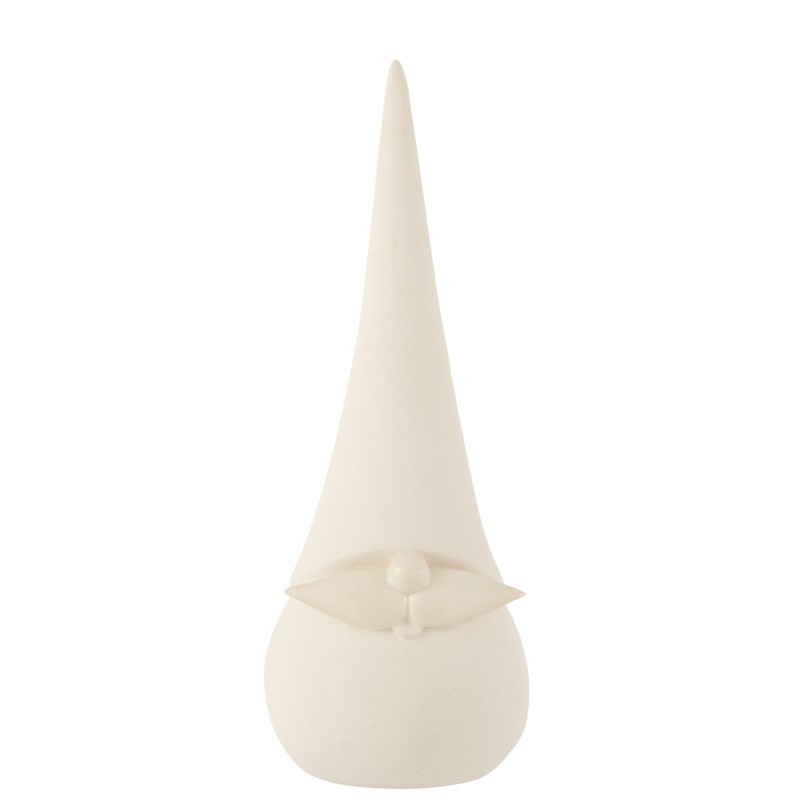 pere noel porcelaine blanc l