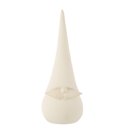 pere noel porcelaine blanc l