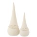 pere noel porcelaine blanc l