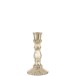 Chandelier oriental en verre argent 12x12x23 cm