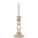 Chandelier oriental en verre argent 12x12x23 cm