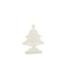 Albero di Natale a LED in legno bianco 19x5x28 cm