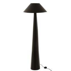 Lampe parapluie en métal noir 50x50x145 cm