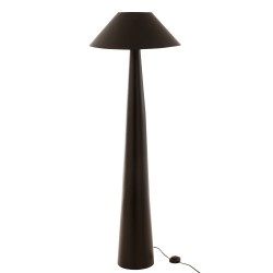 Lampe parapluie en métal noir 50x50x145 cm