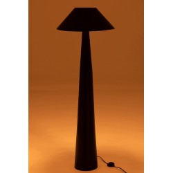 Lampe parapluie en métal noir 50x50x145 cm