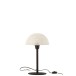 Lampe champignon en métal blanc 21x21x37 cm